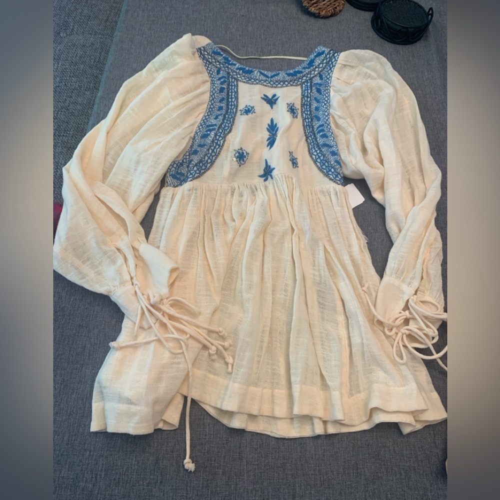 Free People Beaded Boho Dress